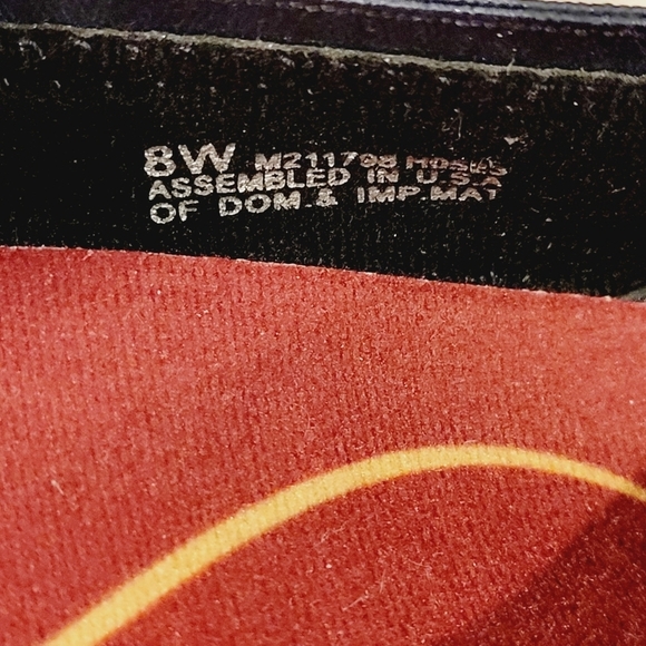 Munro Mila Ballet Flats Cap Toe Black Leather Arch Support Size 8 W US - Picture 7 of 7